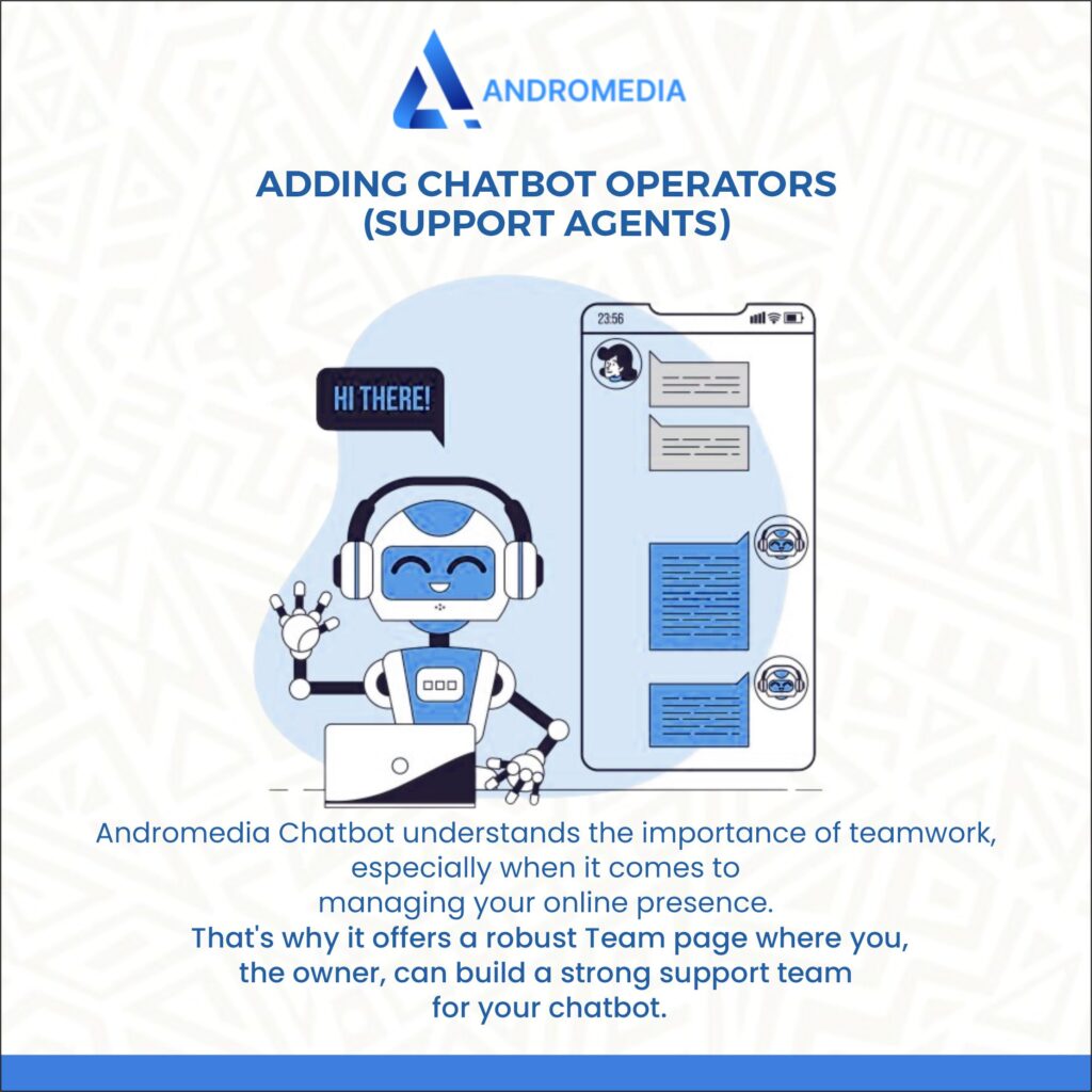 How to Add Chatbts and Chat Agent Operators on Andromedia